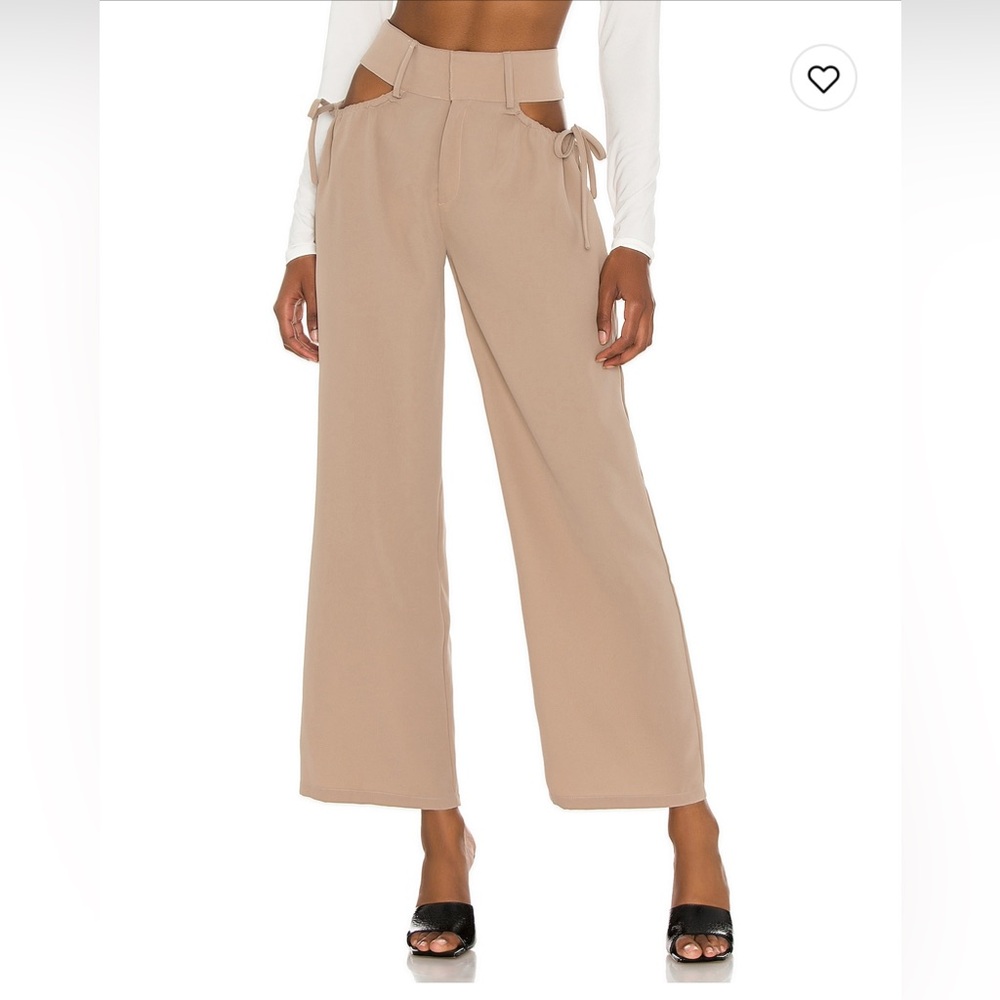Women’s Superdown cutout pant size L brand new with tags beautiful nude color